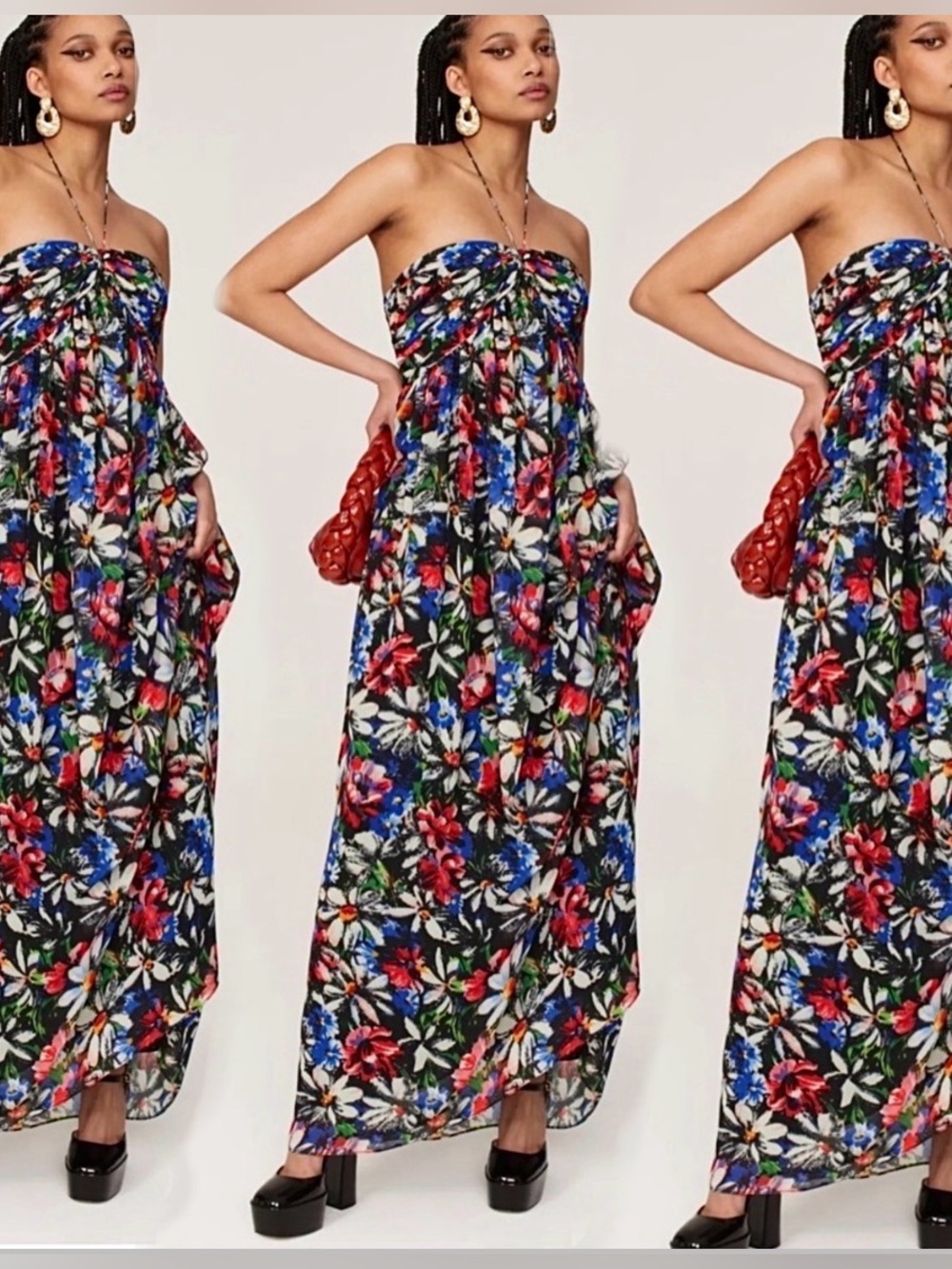 Ronny Kobo
Avril Maxi Floral Maxi Dress size XL